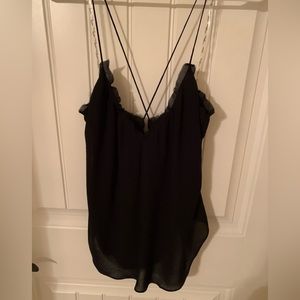 Rory Beca black low cut tank